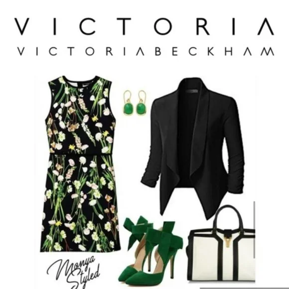 NWT Victoria Beckham x Target English Floral Dress Size Medium - New - Picture 4 of 16